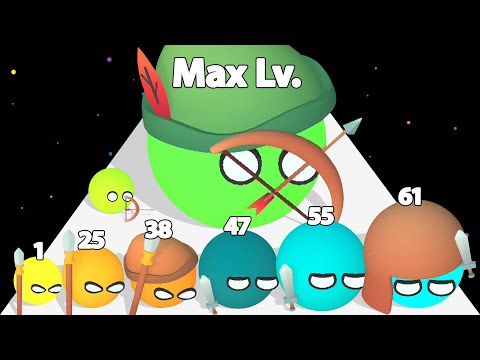 MERGE & BATTLE 3D - Level Up Balls (Merge Conqueror) MAX Level!