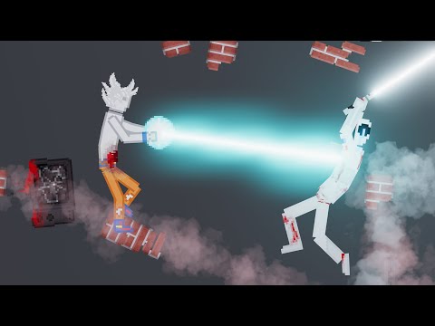 Goku MUI ( Dragonball Mod ) vs Dubstep Robot - People Playground 1.22.2