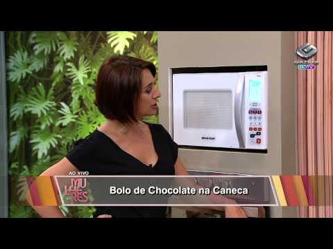 Receita dia 11/06/2013 - Bolo de chocolate na caneca