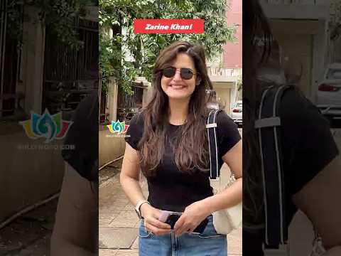 Actress Zarine Khan spotted in Bandra, Mumbai