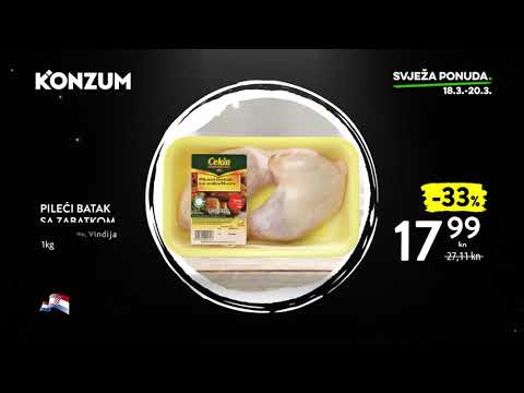 Konzum super akcija od 18.-20,03.2019.