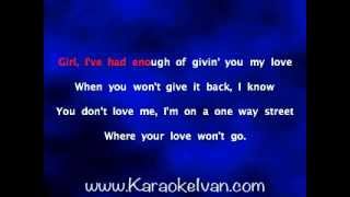 Clint Black - Where your love won&#39;t go (KARAOKE)
