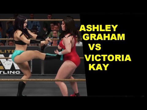 WWE 2K19 Ashley Graham vs Victoria Kay - Extreme Rules