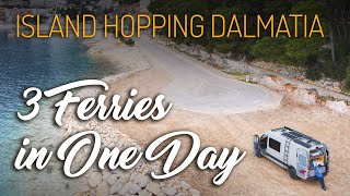3 Ferries in One Day On Islands of Dalmatia // Spring 2021 // Day 8