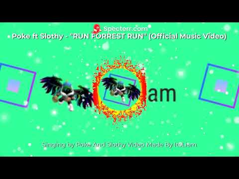 Poke ft Slothy - "RUN FORREST RUN" (Official Music Video) SORRY I GOT BORED Music Visualizer