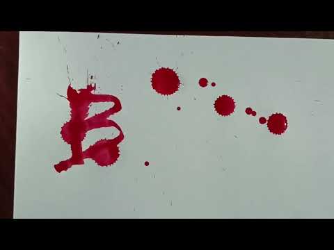 Blood #calligraphy #inkpen #writing #art