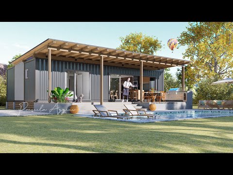 Shipping Container House 3 Bedrooms - Inside a Cozy Home