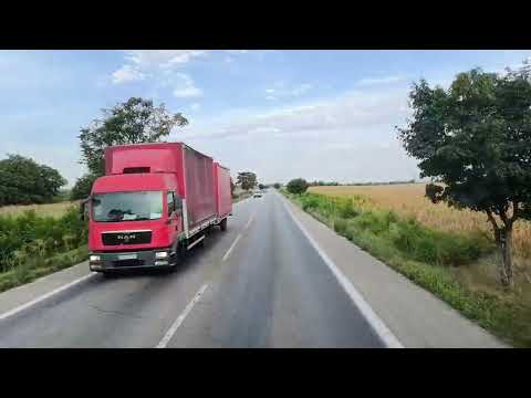 Driving in Slovakia, route 75, Jatov - Trnovec nad Váhom