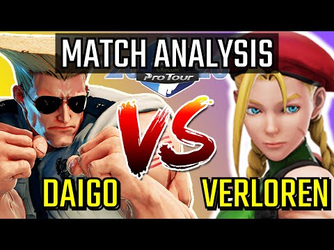 Match Analysis: Daigo Umehara (Guile) VS Verloren (Cammy) [CPT Online East Asia Winners Finals]