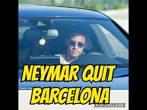 Neymar Quit Barcelona - Joining PSG