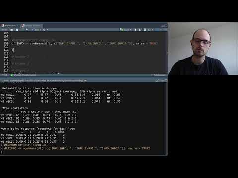 Interne Konsistenz in R