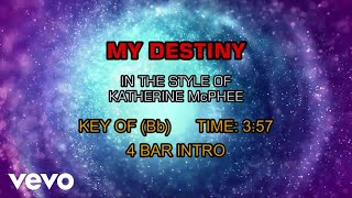 Katherine McPhee - My Destiny (Karaoke)
