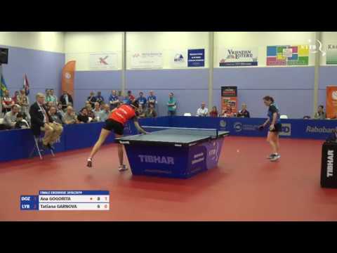 Eredivisie finale 2019 Dames: Ana Gogorita - Tatiana Garnova