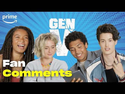 Cast of Gen V Read Fan Comments | Gen V | Prime Video