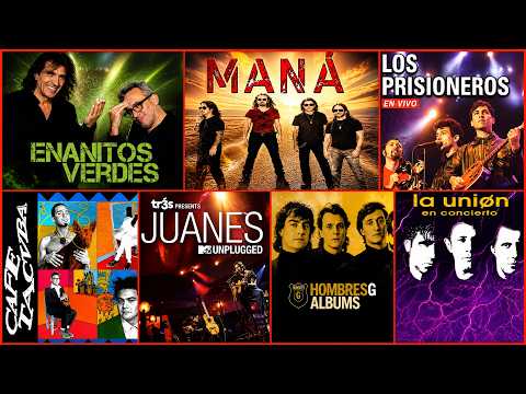 Clásicos del Rock en Español - Maná, Hombres G, Los Enanitos Verdes, Vilma Palma, Soda Estéreo y más