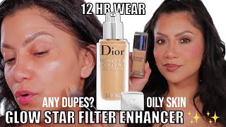 *new* WORTH $55? DIOR STAR FILTER COMPLEXION ENHANCING BOOSTER REVIEW & WEAR TEST *oily skin* | MJ