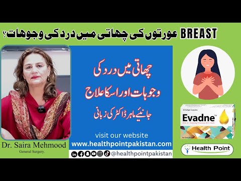 Breast Pain Causes Treatment | Chati Men Dard Kyun Hota Hai | Evadne Capsule Function in breast Pain
