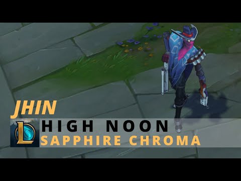 High Noon Jhin Sapphire Chroma - League Of Legends