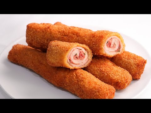 Flamenquines Cordobeses fáciles y deliciosos - Rollitos de Lomo y Jamón