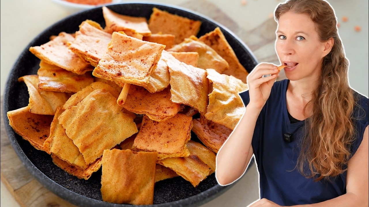 Flourless Lentil Crackers by Ela Vegan — recipe photo