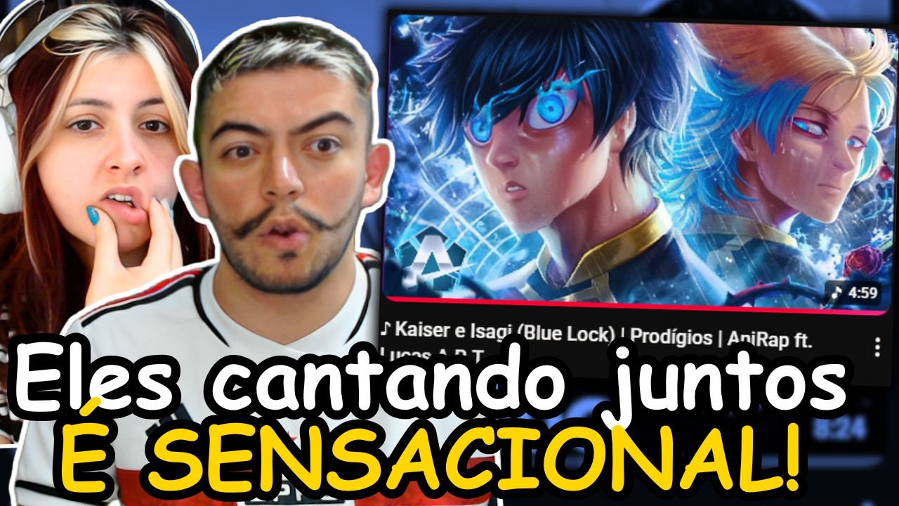 ♪ Kaiser e Isagi (Blue Lock) | Prodígios | AniRap ft. Lucas A.R.T. | react