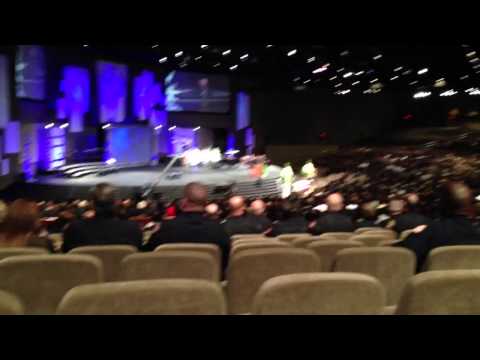 Officer Martoiya Lang funeral Shea Norman singing