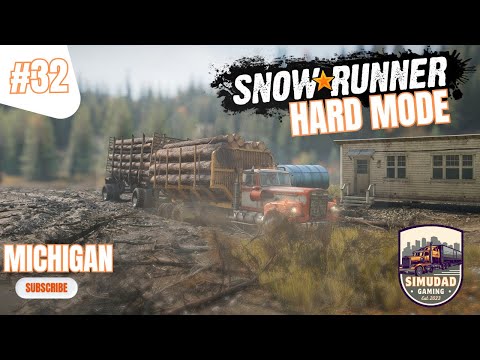 Aid to the Island: Mission Complete at Last! | Snowrunner Hard Mode Michigan #32