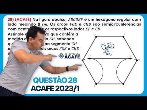 QUESTÃO DE GEOMETRIA PLANA - ACAFE 2023 - com Olavo de Matemática