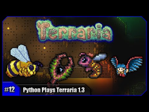 Python Plays Terraria || Underground Trees & Sky Islands! || Terraria 1.3 PC Let's Play [#12]
