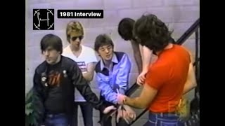 Stiff Little Fingers - 1981 Interview, Toronto.