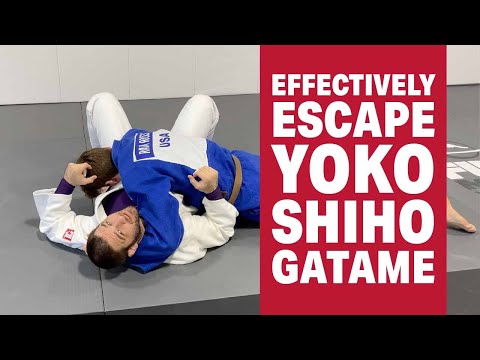 Escape Any Yoko Shiho Gatame - Travis Stevens Basic Judo Techniques — judo technique demonstration
