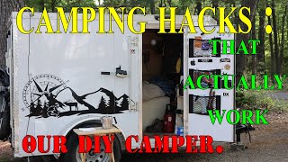 DIY Camper, Hacks that Work,  Camping at Martin Creek State Park