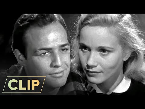 On The Waterfront (1954) | Terry & Edie's First Date | Marlon Brando, Eva Marie Saint, Elia Kazan
