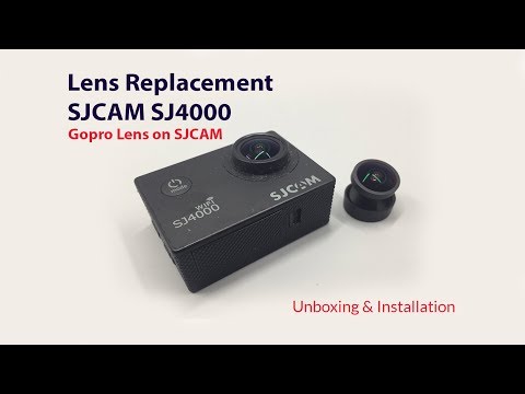 SJCAM SJ4000 Lens Replacement with Gopro Hero Lens | DIY | Action Camera Mod