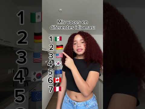 Asi suena mi voz en los diferentes idiomas que hablo 😱🫡