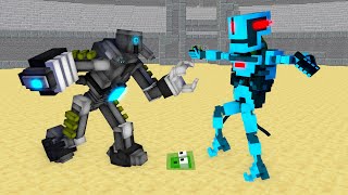 Monster School : BREWING ROBOT BATTLE Challenge - Minecraft Animation