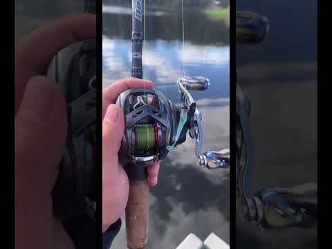Casting light lures FAR with a baitcaster! #fishing #bfsfishing
