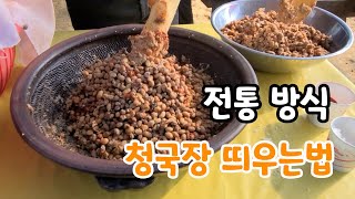 할머니가 알려주는 전통방식 청국장 띄우는법 풀영상 /  꼭 주의할점?
