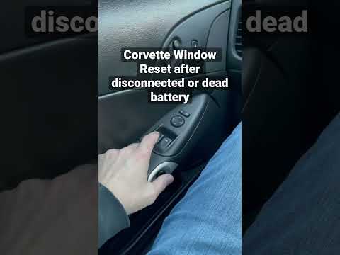 Resetting Corvette Windows After Dead Battery | Super Easy!