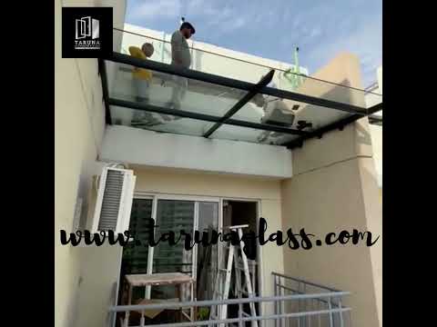 Toughened Glass Pergola