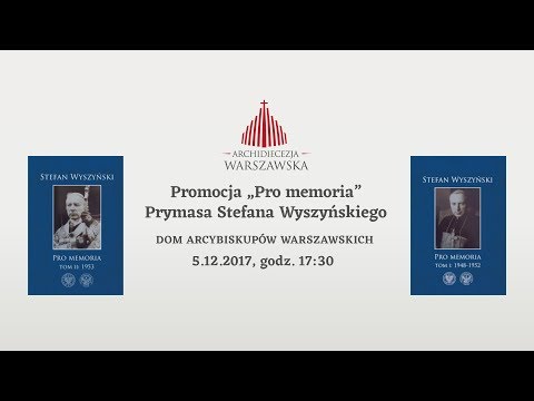Promocja „Pro memoria” Prymasa Stefana Wyszyńskiego
