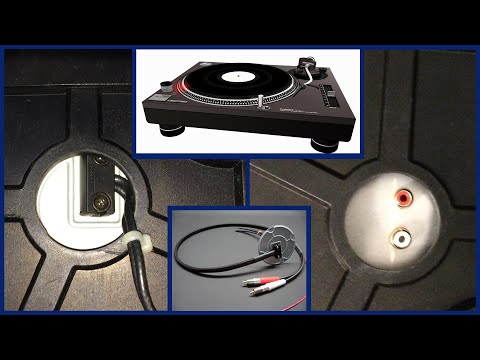 Technics 1200 Turntable - Replacing RCA cables with RCA Jacks