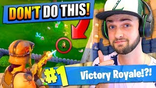 How to AVOID DEATH in Fortnite: Battle Royale!