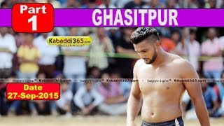 (1) Ghasitpur (Mukerian) Kabaddi Cup 27 Sep 2015