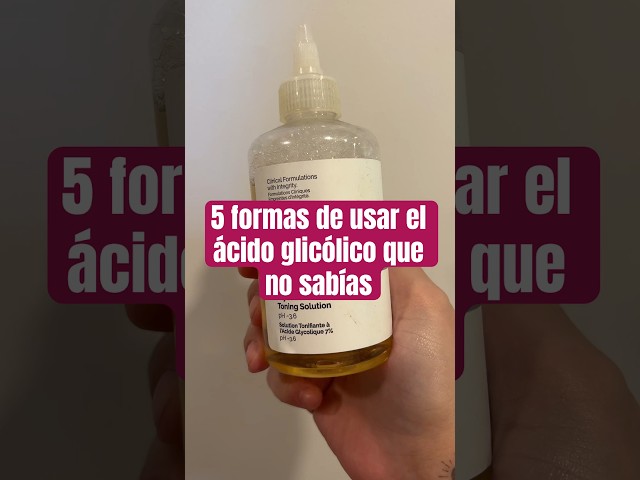 Vídeo relacionado con The Ordinary Glycolic Acid 7% Exfoliating Toner, Tónico Exfoliante con Ácido Glicólico, Tónico diario iluminador y suavizante para un tono de piel más uniforme, 240 ml
