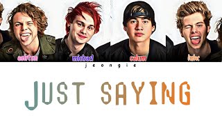 5 Seconds Of Summer - Just Saying (Color Coded - Lyric)