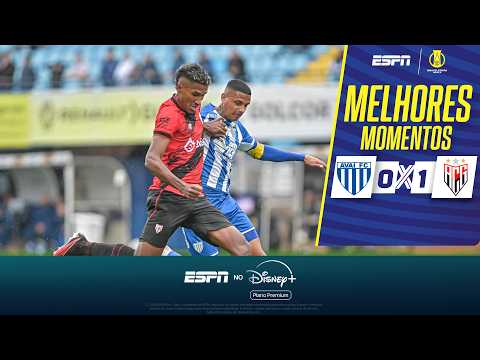 Gols e melhores lances de Avaí x Atlético-GO