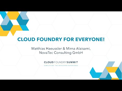 Cloud Foundry for Everyone! - Matthias Haeussler & Mirna Alaisami, NovaTec Consulting GmbH