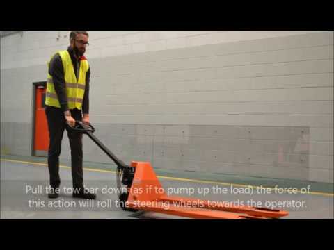 How to use a bt pro lifter hand pallet truck