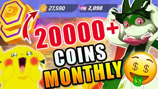 How to Get 20K Aeos Coins Every Month in Pokemon Unite FAST! (No Hacks)🤫